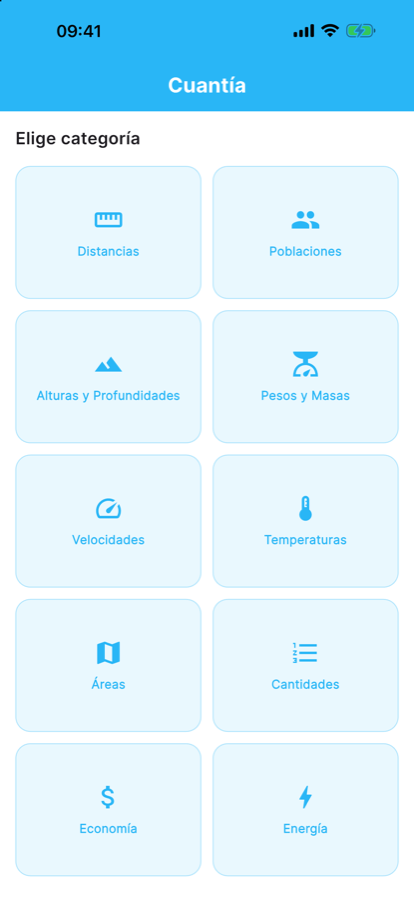 Kuanto — categorías